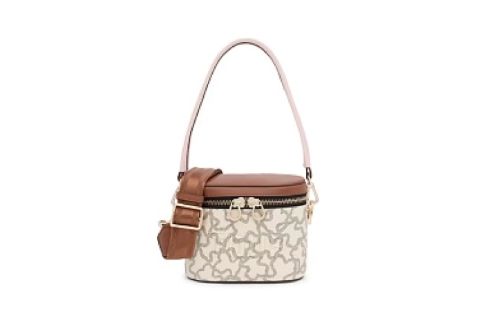 PU.PVC.NY.CO,HANDBAG K ICON BEIGE-M
