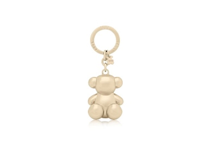 ZNC.LAT,KEYCHAIN METAL BOLD BEAR GOLD