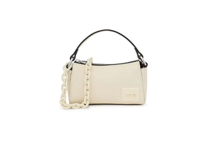 PU.CO,MINI HANDBAG T AMANDA BEIGE