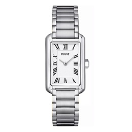 Belissena Watch Steel, White, Silver Colour