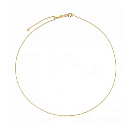 18KT GOLD CHOKER (KF25-200) 40CM