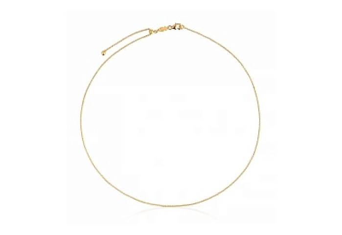18KT GOLD CHOKER (KF25-200) 40CM