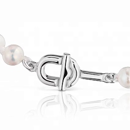 SILVER BRACELET CULTURED PEARL