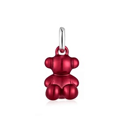 STEEL/SILVER PENDANT STRAWBERRY 11MM