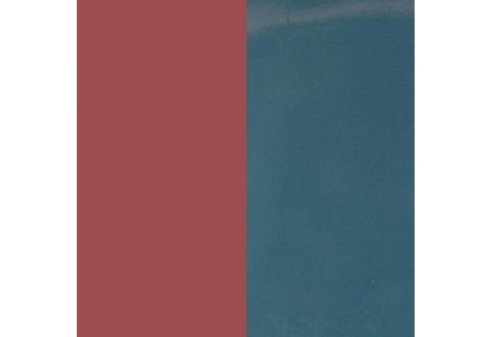 BLUE DENIM / BURGUNDY VINYL