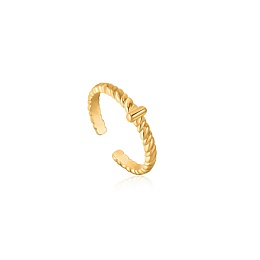 Кольцо с покрытием золото