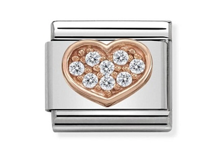 Composable Classic SIMBOLI acciaio Cuore Ricco