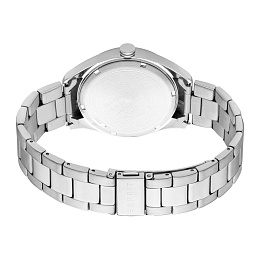 ESPRIT Men Watch, Silver Color Case, Light Grey Dial, Stainless Steel Metal Bracelet, 3 Hands Date, 