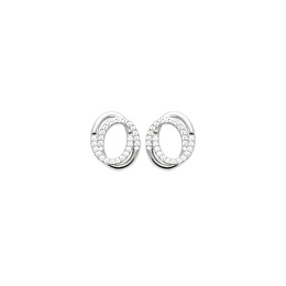 EARRINGSRHODIUM PLATEDSILVER CZ925