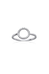 BAGUE ARGENT 925 RHODIE OZ /1230310-54