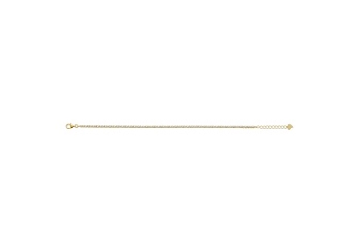 BRACELETCZ 18 KT GOLD PLATED