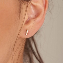 Glam Bar Stud Earrings