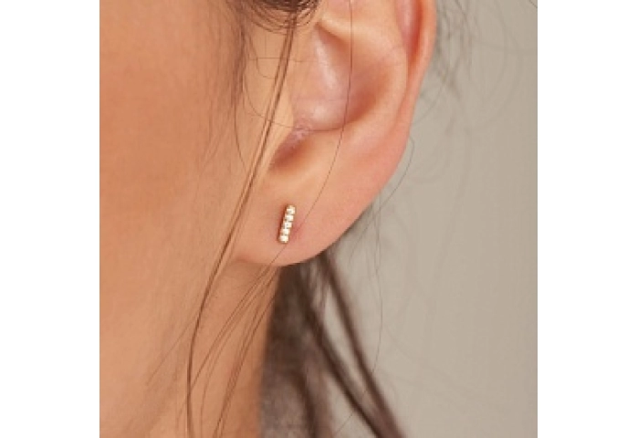 Glam Bar Stud Earrings