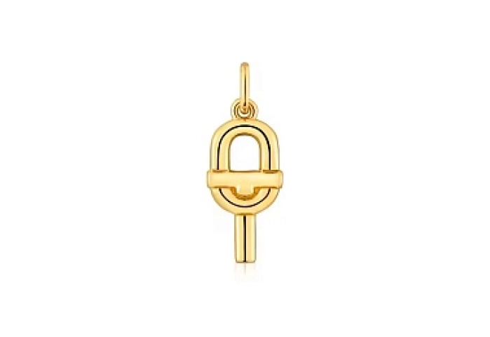 SILVER GOLD PLATED PENDANT 19MM TO