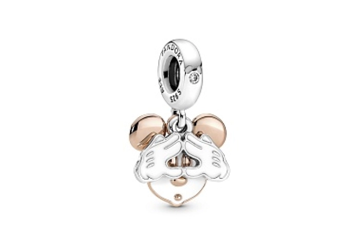 Disney Mickey Mouse sterling silver and 14k rose g