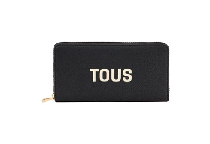 PU.COT,WALLET M.T HALFMOON BLACK