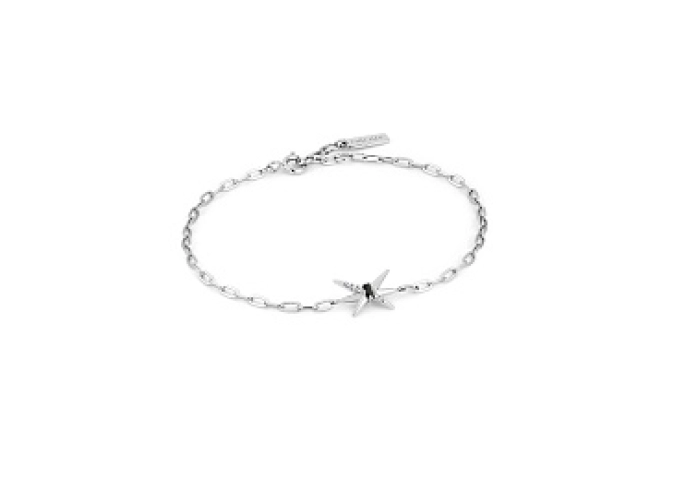 Silver Spike Chain Bracelet