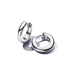 Sterling silver hoop earrings