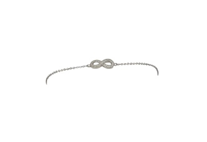 BRACELETRHODIUMCZ PLATEDSILVER MICROSET925