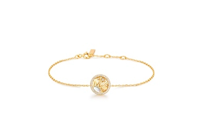 Gold Shiny Sun Stars Bracelet