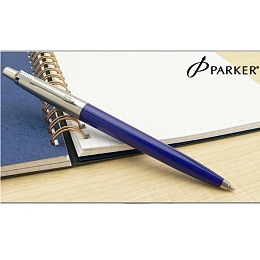 Ручка шариковая Parker &quot;Jotter Originals Navy Blue Chrome CT&quot; синяя, 1,0мм, кнопочн., подарочная упа