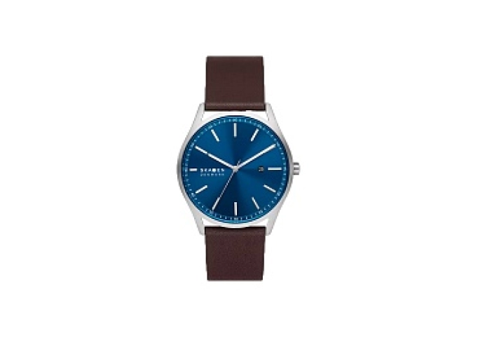 ANALOG WATCH 0 JWL SS LEATHER STRAP