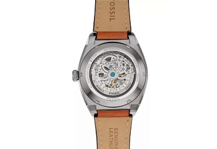 AUTOMATIC WATCH 21 JWL SS LEATHER STRAP