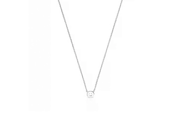 SILVER CHOKER 8MM 45CM