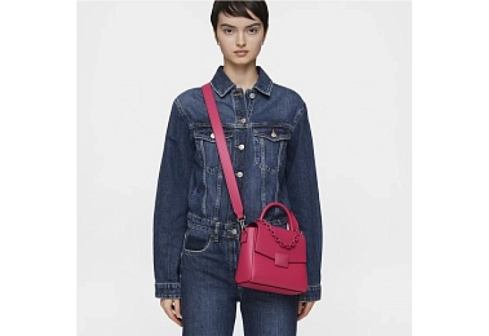 PVC.PU,HANDBAG S.T LUCIA FUCHSIA