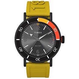 Standard 43mm Black Case Black Dial Yellow