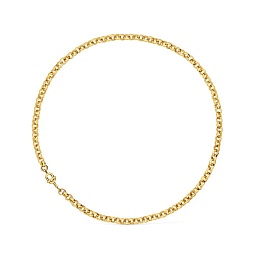 SILVER GOLD PLATED CHOKER 40CM