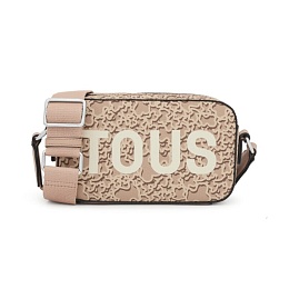 PVC.PU.COT,HANDBAG K M EVOLUTION TAUPE