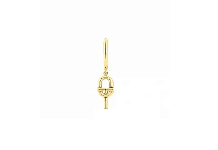 18KT GOLD 1 EARRING 8MM