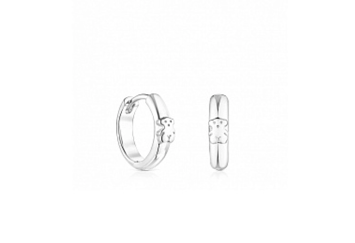 SILVER HOOP EARRINGS 10MM
