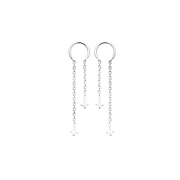 EARRINGSRHODIUM PLATEDSILVER CZ925