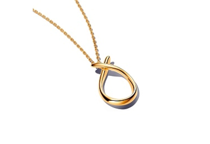 14k Gold-plated pendant necklace