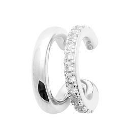 EARRINGSRHODIUM PLATEDSILVER CZ925