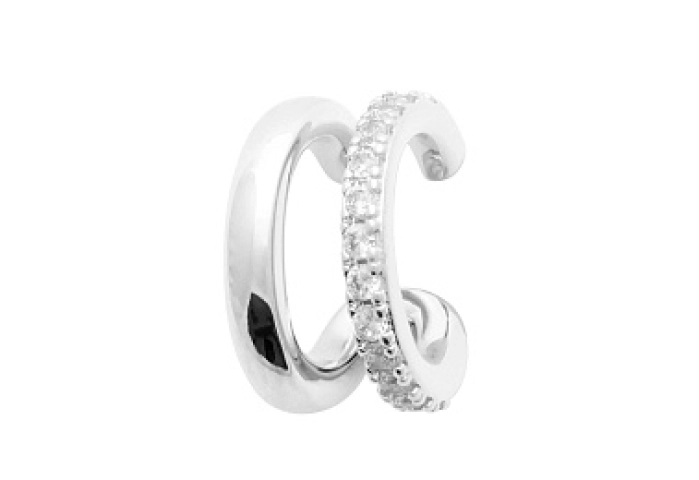EARRINGSRHODIUM PLATEDSILVER CZ925