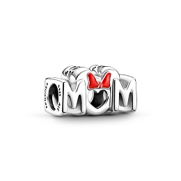 Disney Minnie Mum sterling silver charm with red enamel /799363C01