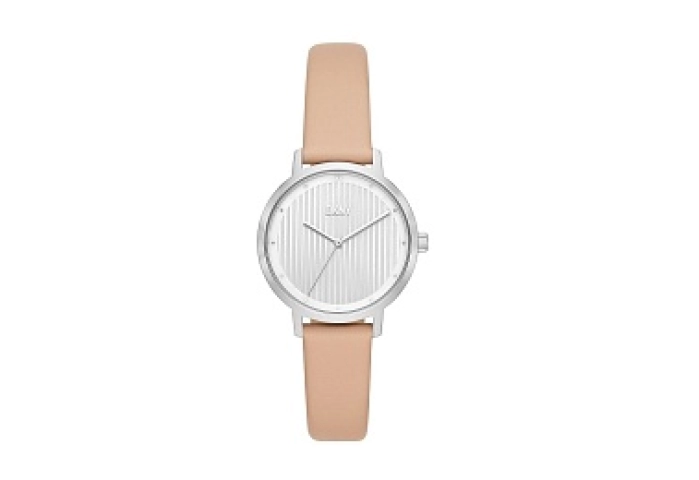 ANALOG WATCH 0 JWL SS LEATHER STRAP