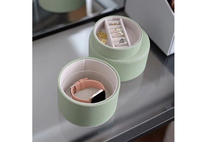 Sage Green Bedside Jewellery Pod
