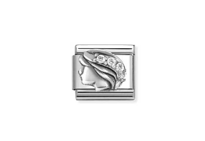 Composable Classic ZODIACO RELIEF acciaio,ergine