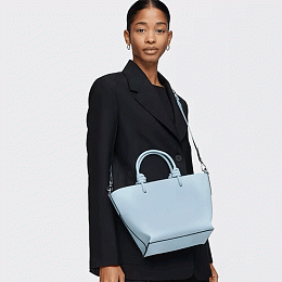 PU.COT,HANDBAG S.T LA RUE NEW LIGHT BLUE