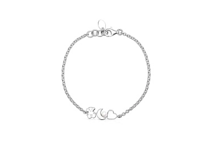 SILVER BRACELET CULTURED PEARL