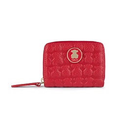 COW LEATHER,PURSE M.,SHERTON,RED