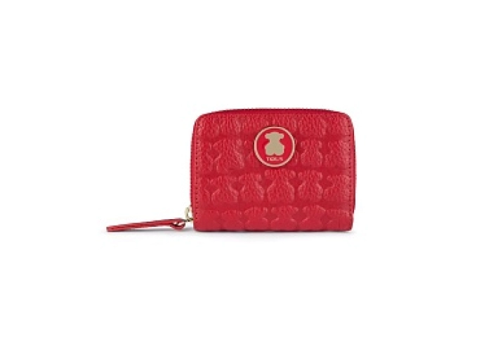 COW LEATHER,PURSE M.,SHERTON,RED