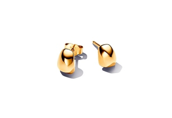 14k Gold-plated stud earrings