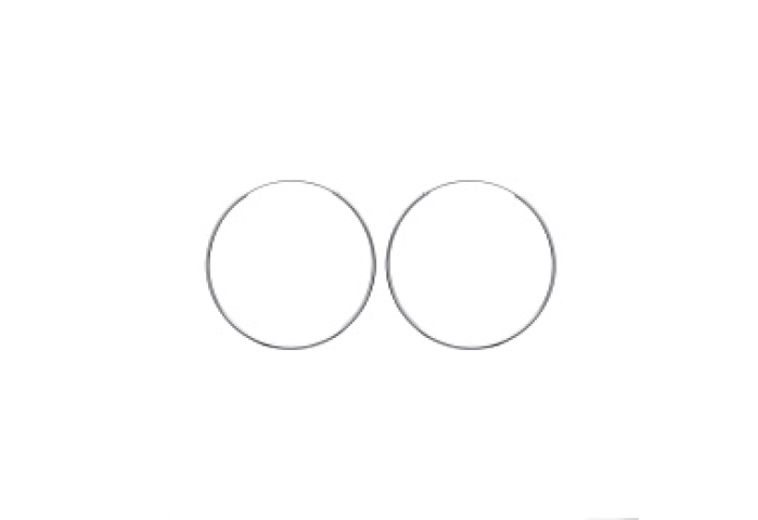 LOOP EARRINGS SILVER 925