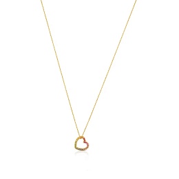 18KT GOLD PENDANT 0.13CT GEMS RUBY CHAIN