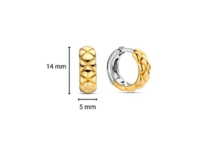 TI SENTO Earrings Gilded
